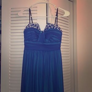 Strapless gown